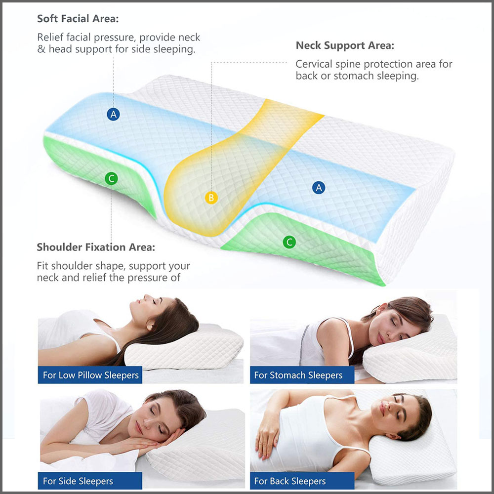 Cervical Sleep Pillow Memory Foam 002