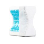 gel Memory Foam knee pillow Wedge Contour Orthopedic Knee Pillow for Sciatica Nerve Relief, Back, Leg, Hip, and Joint Pain, Leg Support, Spine Alignment, Pregnancy Cushion, leg pillow-09