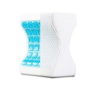 gel Memory Foam knee pillow Wedge Contour Orthopedic Knee Pillow for Sciatica Nerve Relief, Back, Leg, Hip, and Joint Pain, Leg Support, Spine Alignment, Pregnancy Cushion, leg pillow-09