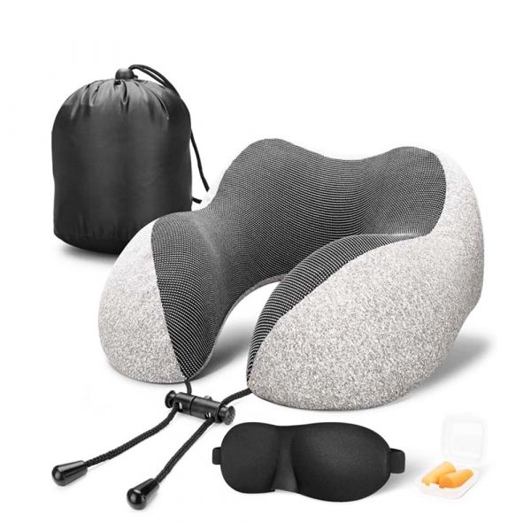 Travel Neck Sleep Pillow Memory Foam - 01